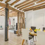 Daire Heart Of & Pompidou - 1br - Vacation - Family Only