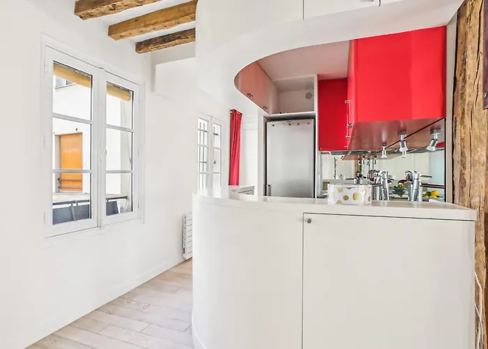 Apartament Heart Of & Pompidou - 1br - Vacation - Family Only Paryż